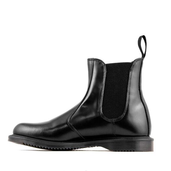 Dr. Martens Flora Smooth Women's Chelsea Boot Black Leather Size 6 EUC Boho - Picture 3 of 10